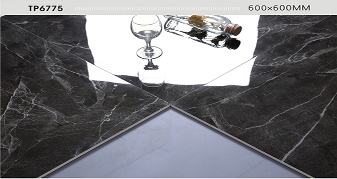 Factory Direct Sale Yellow Ceramic Tiles Polished Glazed Marble Porcelain Flooring 600*600mm XD6609