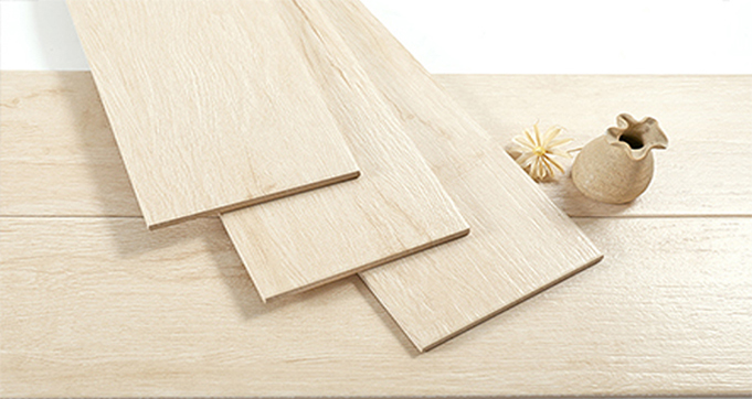 Light Color Solid Wood Look Porcelain 150*800mm for Indoor and Outdoor Flooring Ceramic Tiles 158505