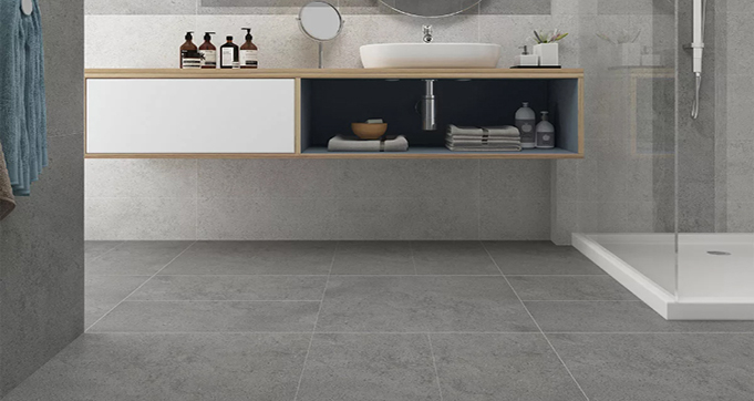 Factory Direct Sale Good Price Cement Look Rectified Rustic Porcelain Tiles for Modern Design KT66506