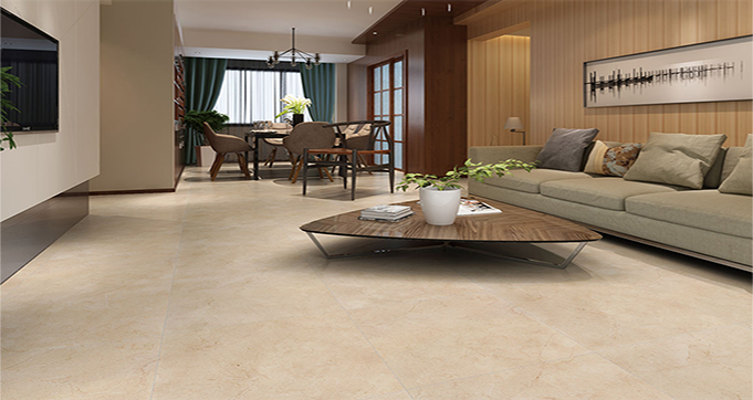 Stone Imitaion Marble Look Modern Design Glazed Polished Porcelain Tiles Anti Slippery Flooring for Indoor  4D117B