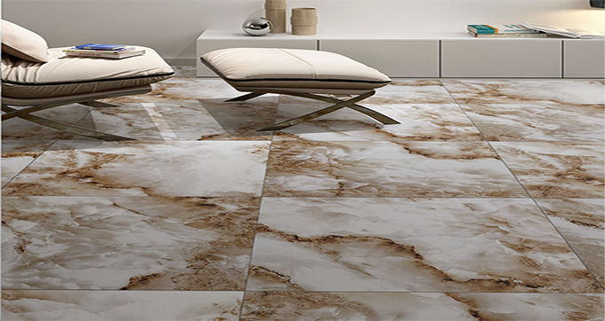 3D Ink-Jet 800*800MM Luxury Villa Wall and Floor Glossy Glazed Porcelain Tile with Natural Stone Texture NYJ8621