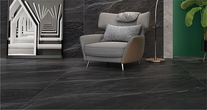 Hot Sale 750*1500 MM Gray and White Marble Look Glazed Polished Porcelain Tiles for Ceramic Flooring and Wall 75002