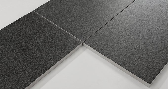 Hot Sale Garden Passageway Dark Gray Sandstone Look Black Color Floor Tile Non-Slip Concrete Outdoor Floor 30x60x18MM HSY3614