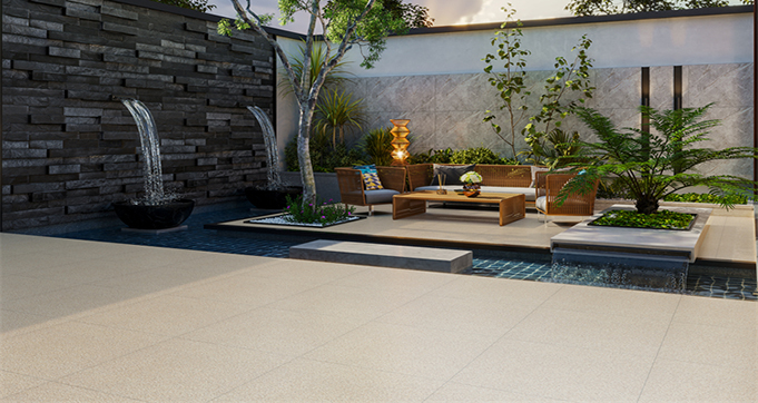 Granite Look Porcelain Tiles Outdoor Tiles Outdoor Floor 18MM Thickness Square for Exterior Floor HSY6605