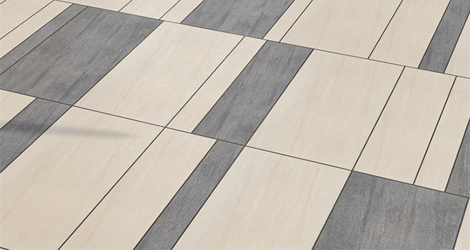 Wholesale 18mm Sandstone Look  Porcelain Paver Paving Tiles Full Body Ragstone Slabs Outdoor Anti-slip For Flooring YLH12622